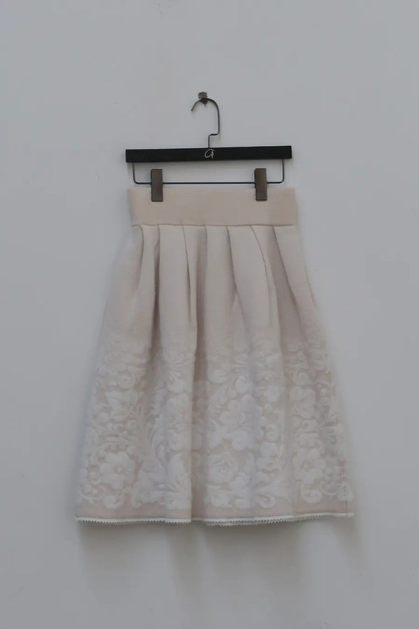 SWAYING/KNIT Gradient pattern big swing skirt SW202XZ09